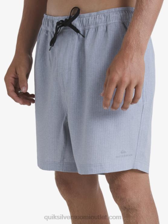 Quiksilver D6JJ955 miehet vaaleanharmaa kanerva vesimies surffauksen jälkeen venyttää 20 sammakkoeläinshortsit