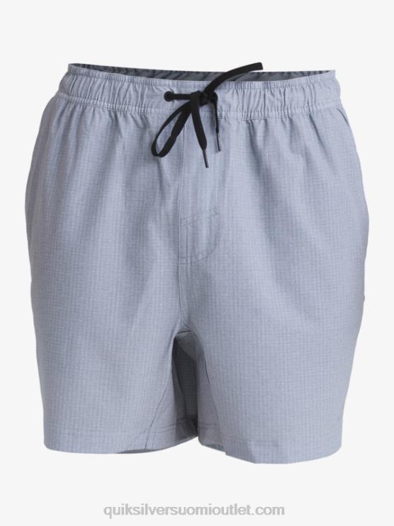 Quiksilver D6JJ955 miehet vaaleanharmaa kanerva vesimies surffauksen jälkeen venyttää 20 sammakkoeläinshortsit
