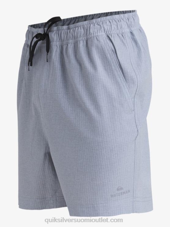 Quiksilver D6JJ955 miehet vaaleanharmaa kanerva vesimies surffauksen jälkeen venyttää 20 sammakkoeläinshortsit