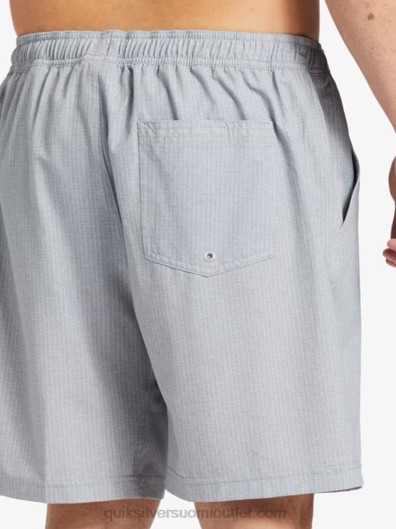 Quiksilver D6JJ955 miehet vaaleanharmaa kanerva vesimies surffauksen jälkeen venyttää 20 sammakkoeläinshortsit
