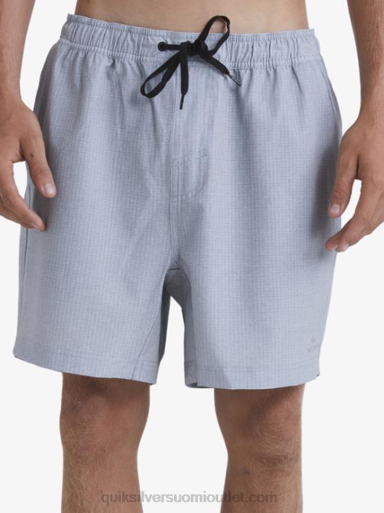 Quiksilver D6JJ955 miehet vaaleanharmaa kanerva vesimies surffauksen jälkeen venyttää 20 sammakkoeläinshortsit