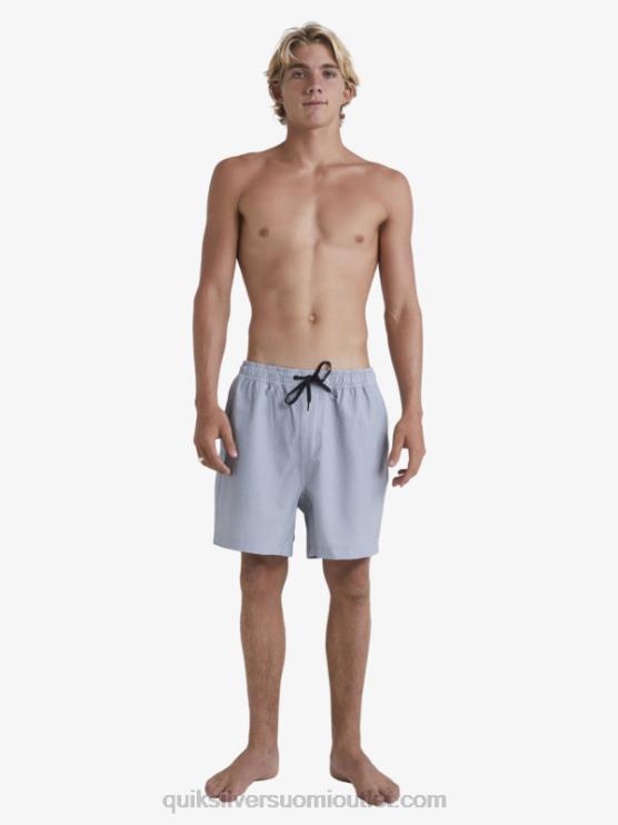 Quiksilver D6JJ955 miehet vaaleanharmaa kanerva vesimies surffauksen jälkeen venyttää 20 sammakkoeläinshortsit