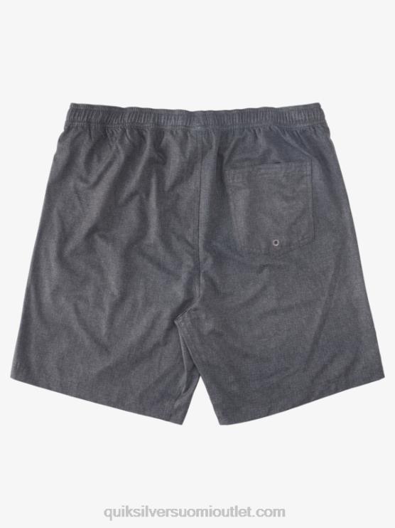 Quiksilver D6JJ956 miehet musta kanerva vesimies surffauksen jälkeen venyttää 20 sammakkoeläinshortsit