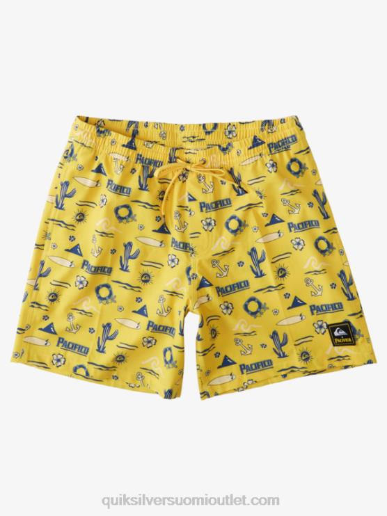 Quiksilver x Pacifico D6JJ1763 miehet keltainen pacifico quik volley 17 lentopalloa