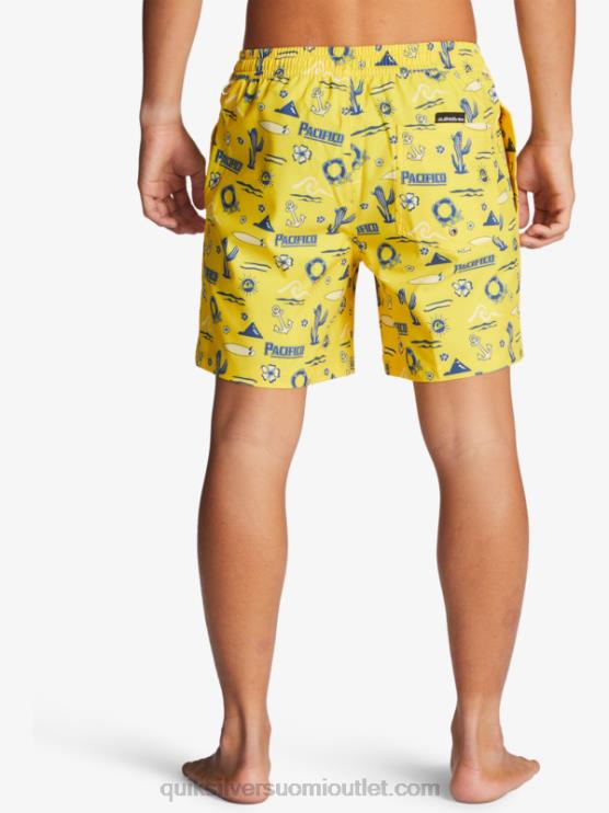 Quiksilver x Pacifico D6JJ1763 miehet keltainen pacifico quik volley 17 lentopalloa