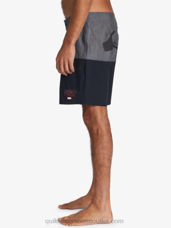 Quiksilver x Stranger D6JJ1719 miehet ylösalaisin asiat butt logo 1986 17 boardshortsit