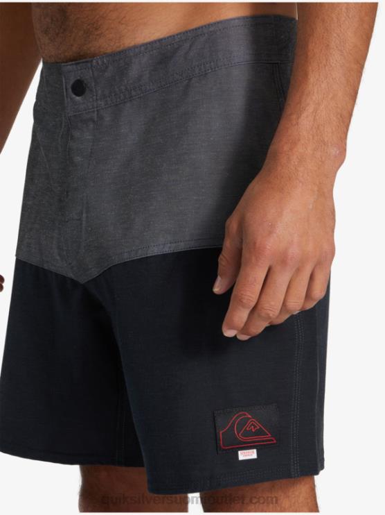 Quiksilver x Stranger D6JJ1719 miehet ylösalaisin asiat butt logo 1986 17 boardshortsit