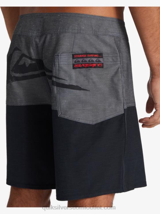 Quiksilver x Stranger D6JJ1719 miehet ylösalaisin asiat butt logo 1986 17 boardshortsit
