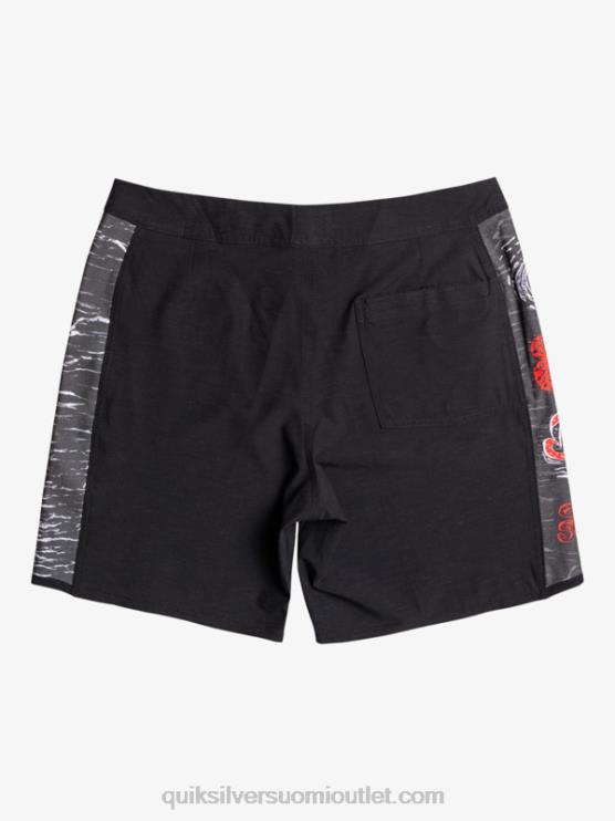 Quiksilver x Stranger D6JJ1786 miehet ylösalaisin asiat alkuperäinen kaari 1986 18 boardshortsit