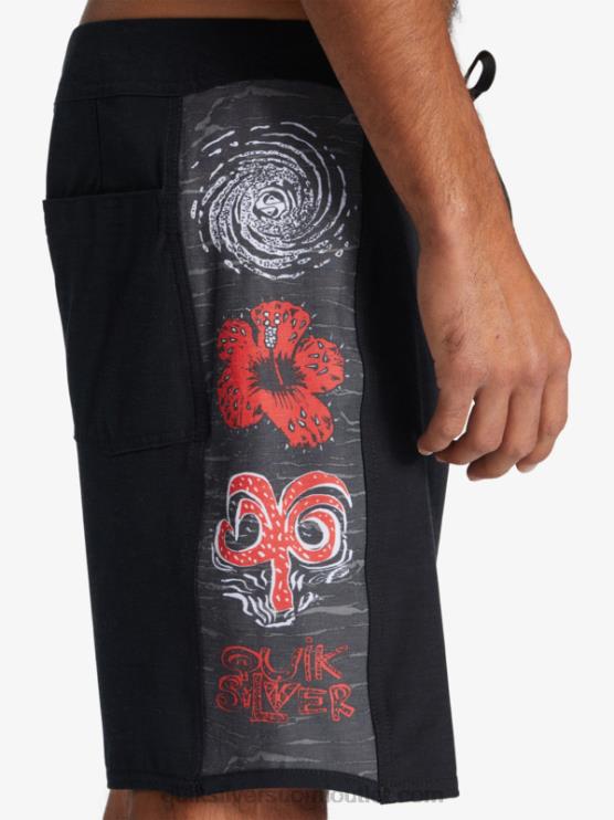 Quiksilver x Stranger D6JJ1786 miehet ylösalaisin asiat alkuperäinen kaari 1986 18 boardshortsit