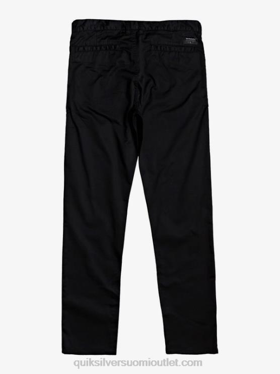 Quiksilver D6JJ1160 miehet musta päivittäiset union chino taskuhousut
