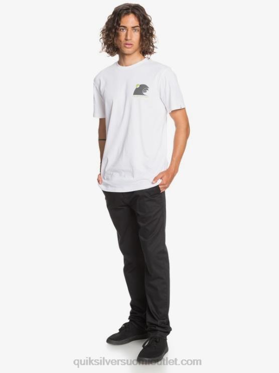 Quiksilver D6JJ1160 miehet musta päivittäiset union chino taskuhousut
