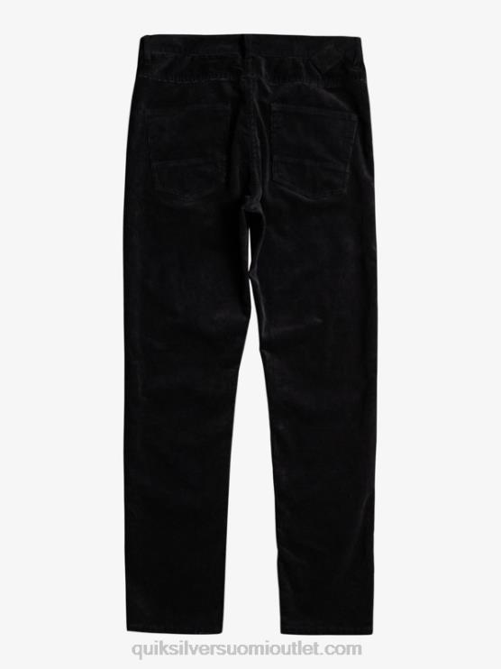 Quiksilver D6JJ1546 miehet musta kracker cord vakosamettihousut