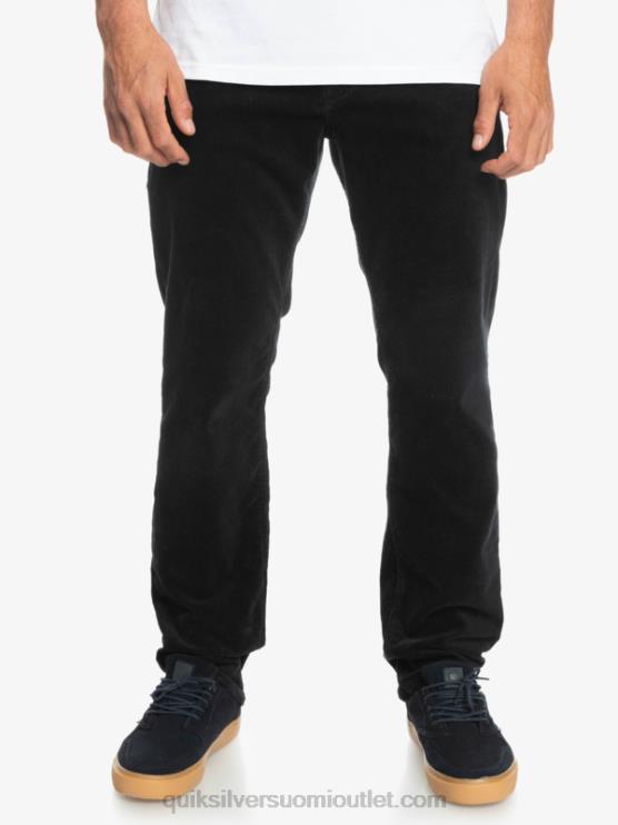 Quiksilver D6JJ1546 miehet musta kracker cord vakosamettihousut