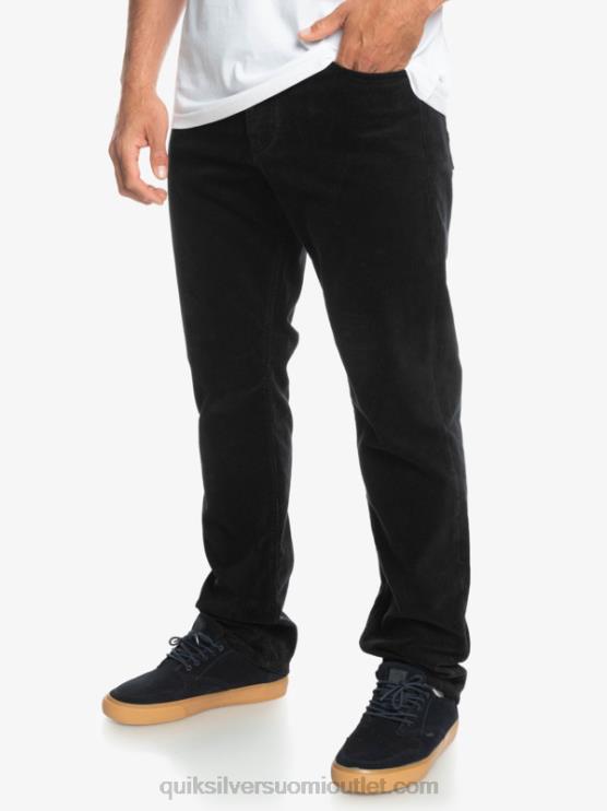 Quiksilver D6JJ1546 miehet musta kracker cord vakosamettihousut