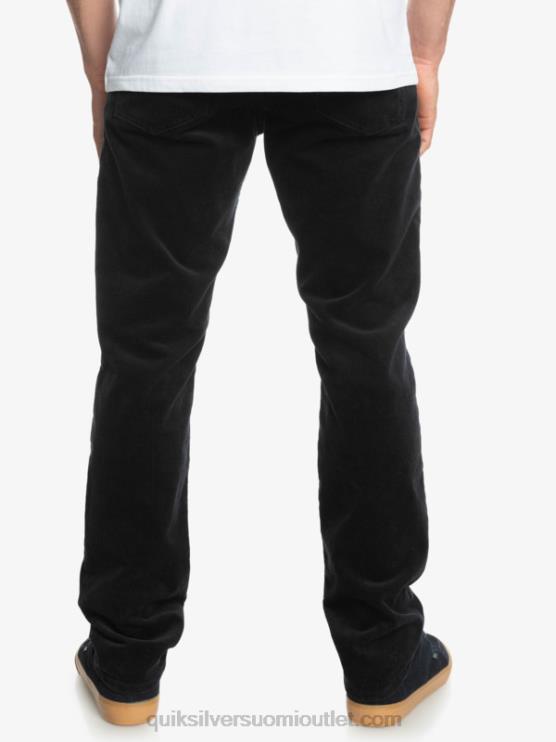 Quiksilver D6JJ1546 miehet musta kracker cord vakosamettihousut