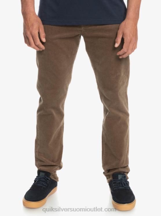 Quiksilver D6JJ1547 miehet suklaalastu kracker cord vakosamettihousut