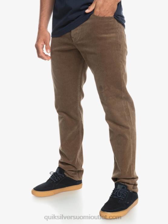 Quiksilver D6JJ1547 miehet suklaalastu kracker cord vakosamettihousut