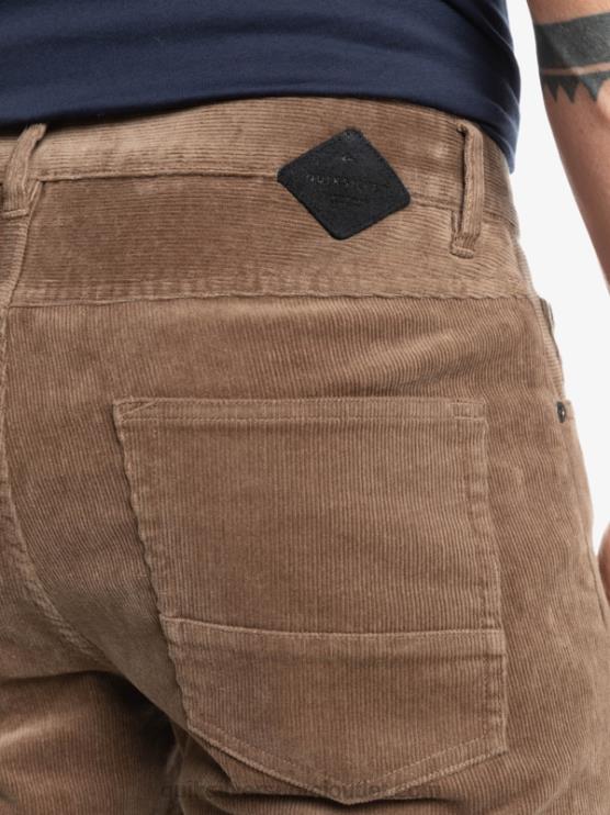 Quiksilver D6JJ1547 miehet suklaalastu kracker cord vakosamettihousut
