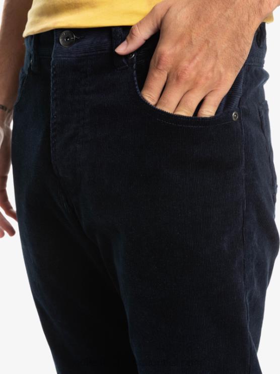 Quiksilver D6JJ1548 miehet laivasto bleiseri kracker cord vakosamettihousut