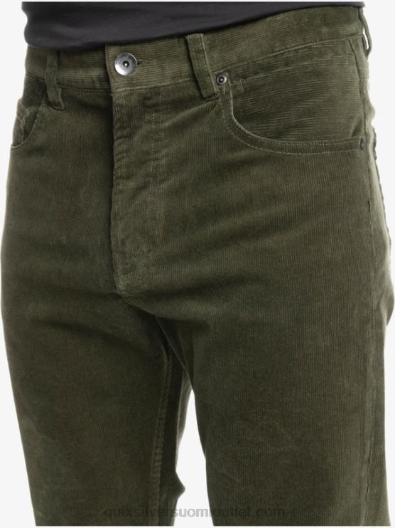 Quiksilver D6JJ1549 miehet rypäleen lehtiä kracker cord vakosamettihousut
