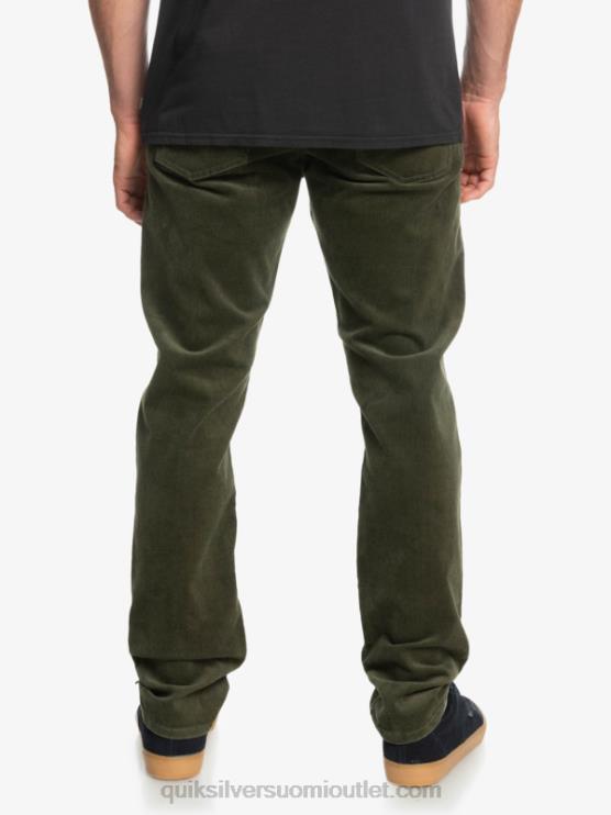 Quiksilver D6JJ1549 miehet rypäleen lehtiä kracker cord vakosamettihousut