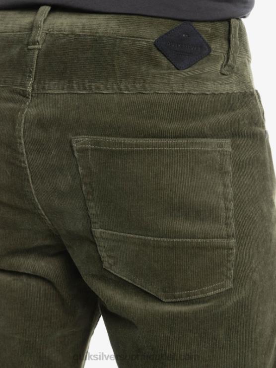 Quiksilver D6JJ1549 miehet rypäleen lehtiä kracker cord vakosamettihousut