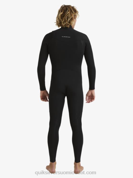 Quiksilver D6JJ1280 miehet musta 3/2 päivittäistä istuntoa rinnassa vetoketjullinen märkäpuku