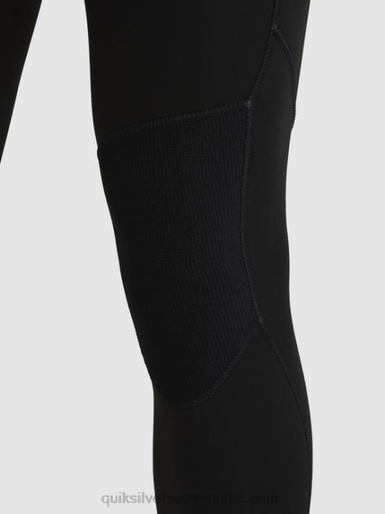 Quiksilver D6JJ1280 miehet musta 3/2 päivittäistä istuntoa rinnassa vetoketjullinen märkäpuku