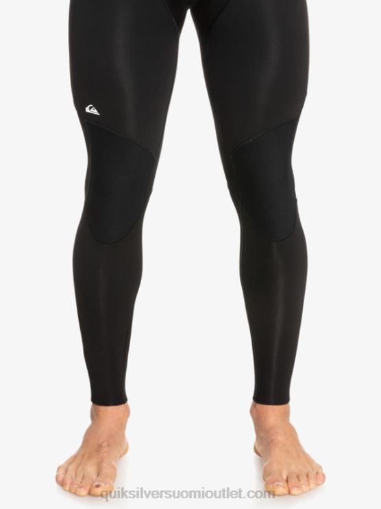 Quiksilver D6JJ926 miehet musta/ase metalli 3/2 päivittäistä käyttökertaa, selkävetoketjullinen märkäpuku