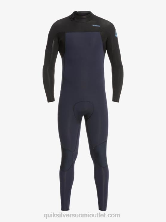 Quiksilver D6JJ927 miehet tumma laivastonsininen/musta 3/2 päivittäistä käyttökertaa, selkävetoketjullinen märkäpuku