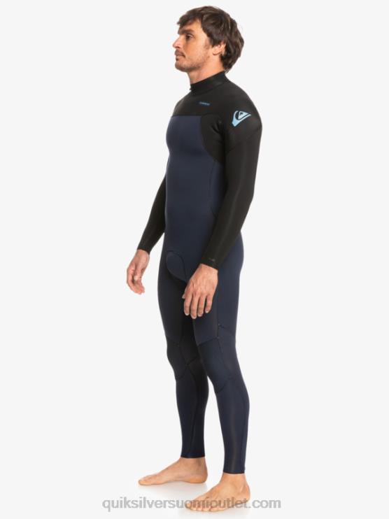 Quiksilver D6JJ927 miehet tumma laivastonsininen/musta 3/2 päivittäistä käyttökertaa, selkävetoketjullinen märkäpuku