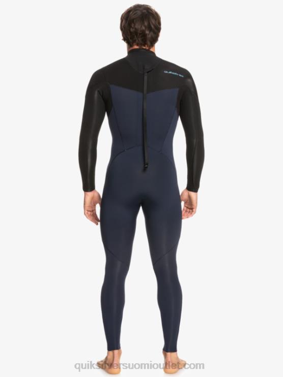 Quiksilver D6JJ927 miehet tumma laivastonsininen/musta 3/2 päivittäistä käyttökertaa, selkävetoketjullinen märkäpuku