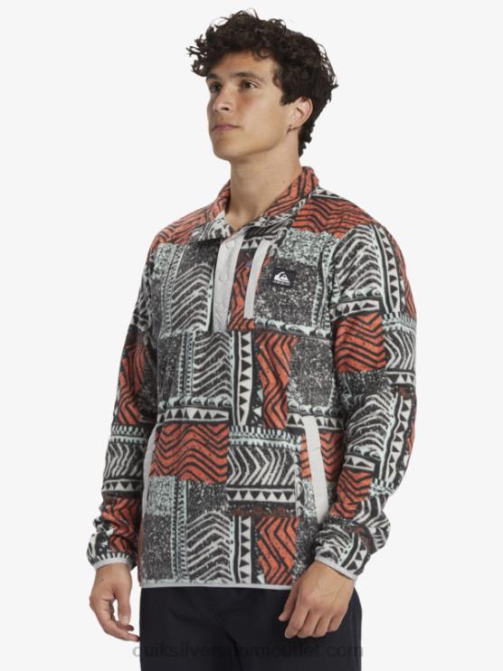 Quiksilver D6JJ1041 miehet tuore lohi puhallettu ulos ei määränpäätä fleecepuseroa