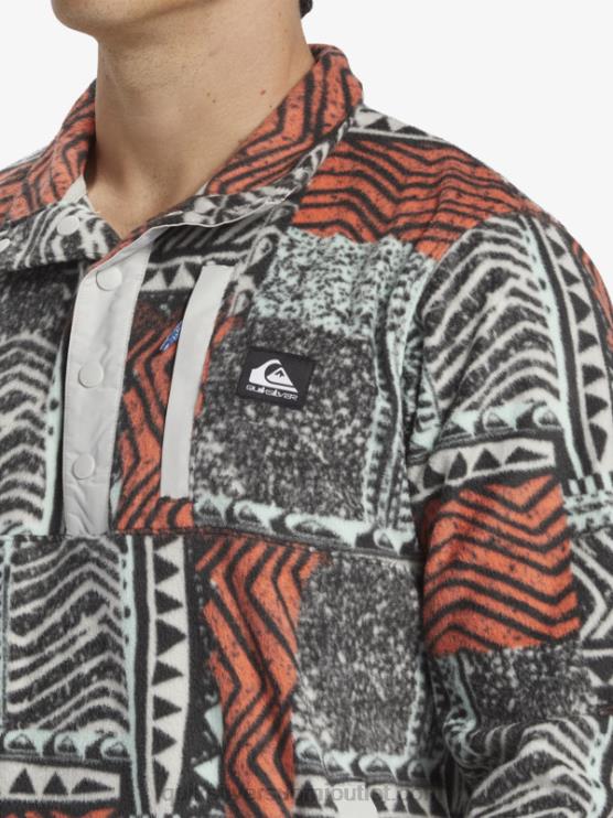 Quiksilver D6JJ1041 miehet tuore lohi puhallettu ulos ei määränpäätä fleecepuseroa