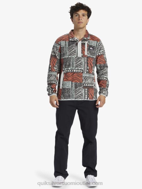 Quiksilver D6JJ1041 miehet tuore lohi puhallettu ulos ei määränpäätä fleecepuseroa