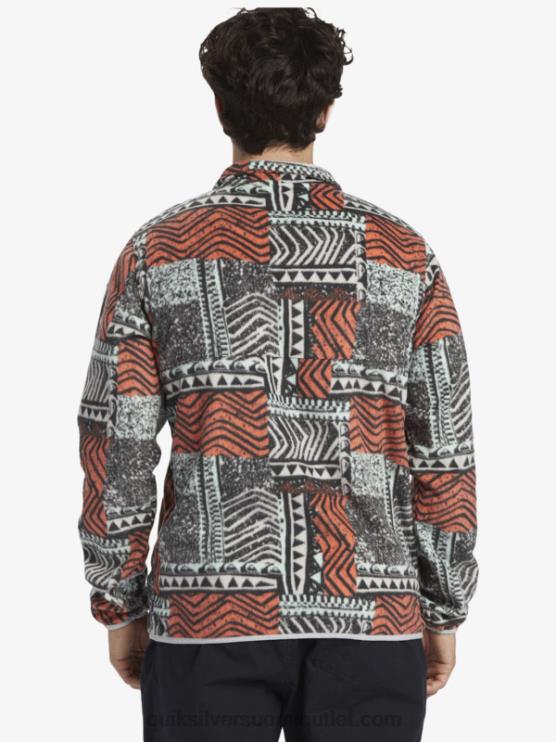 Quiksilver D6JJ1041 miehet tuore lohi puhallettu ulos ei määränpäätä fleecepuseroa
