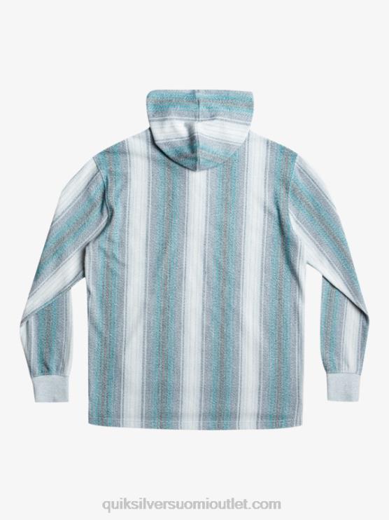 Quiksilver D6JJ1098 miehet marokon sininen baja-raita baja henley huppari