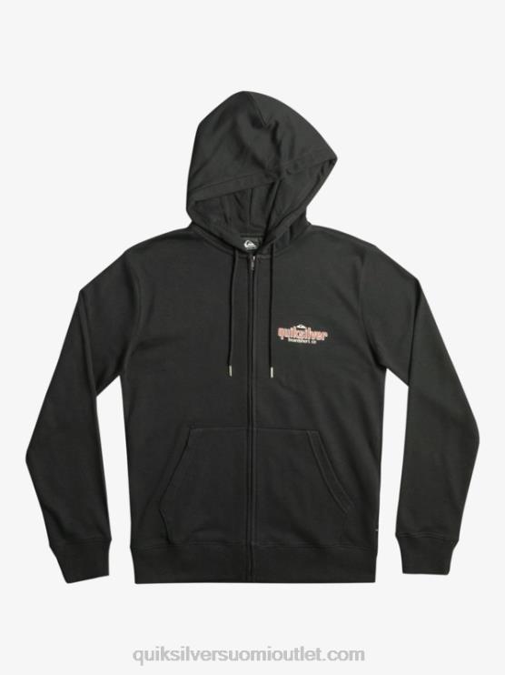 Quiksilver D6JJ1149 miehet musta sana vetoketjullinen huppari