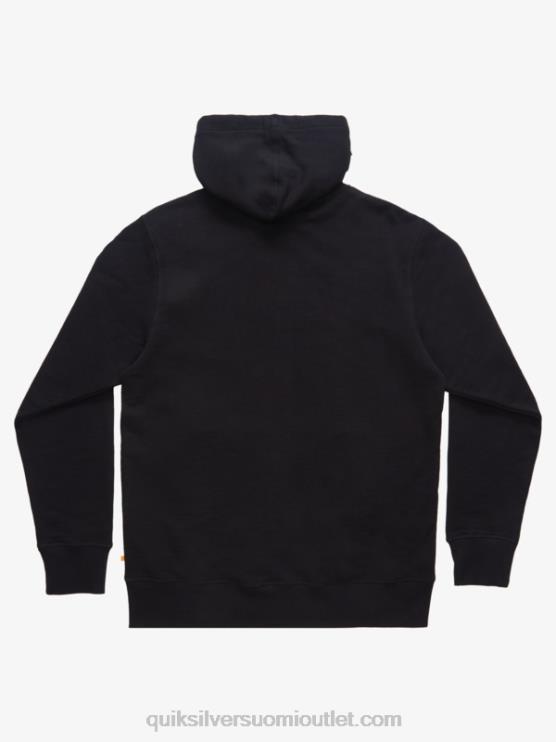 Quiksilver D6JJ1420 miehet musta vesimies surffauksen jälkeen vetoketjullinen huppari