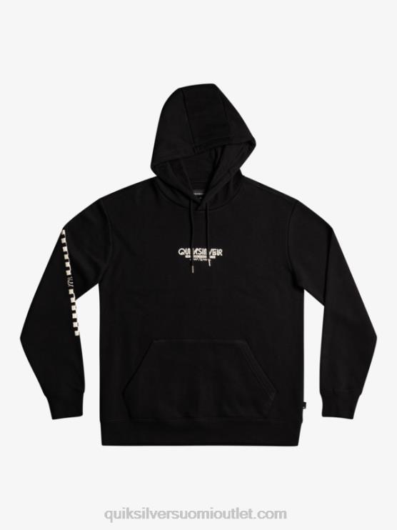 Quiksilver D6JJ1486 miehet musta omni check -huppari