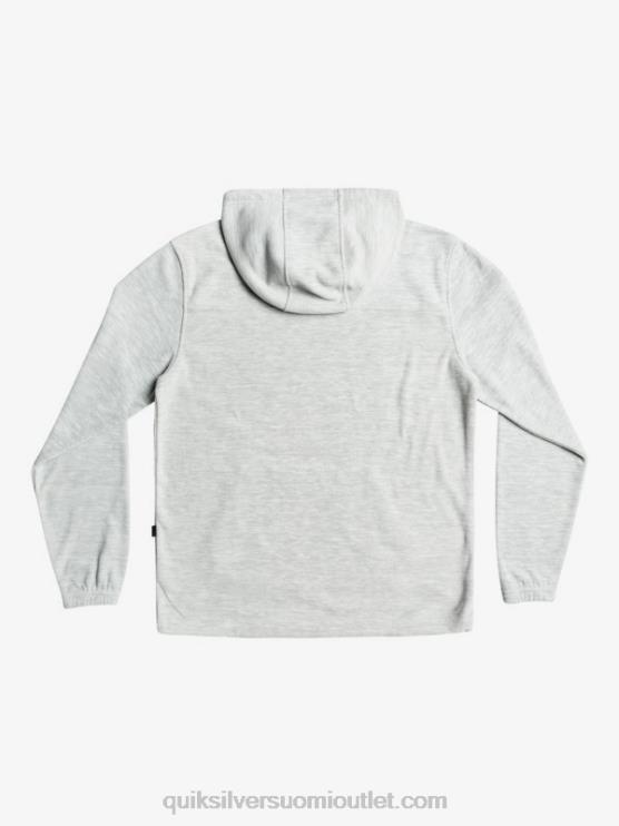 Quiksilver D6JJ1490 miehet vaaleanharmaa kanerva välttämättömät huppari