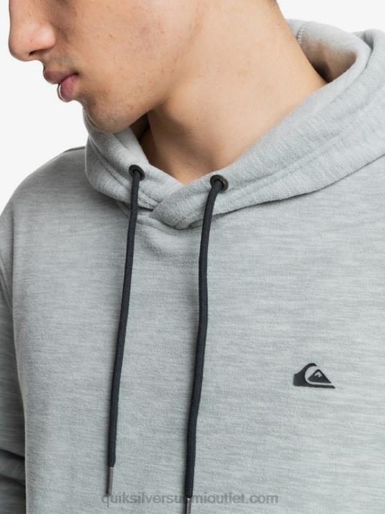 Quiksilver D6JJ1490 miehet vaaleanharmaa kanerva välttämättömät huppari