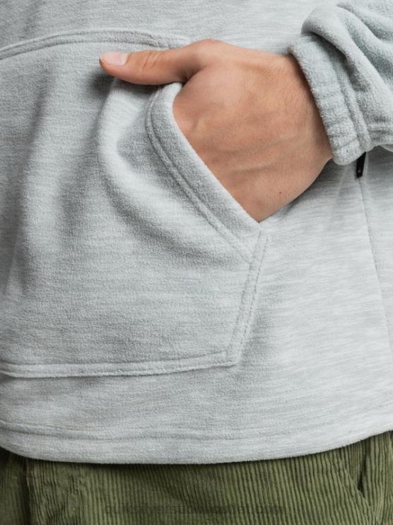 Quiksilver D6JJ1490 miehet vaaleanharmaa kanerva välttämättömät huppari