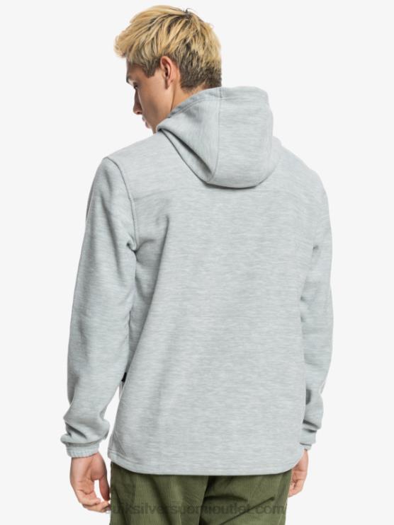 Quiksilver D6JJ1490 miehet vaaleanharmaa kanerva välttämättömät huppari