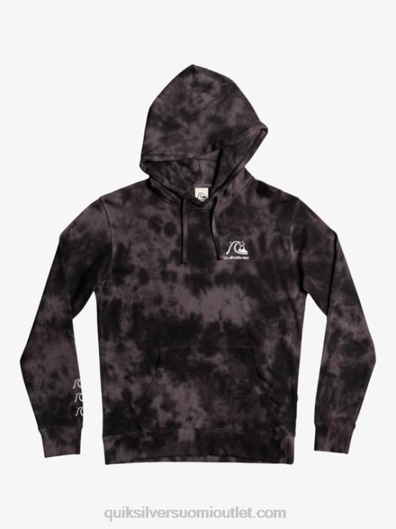 Quiksilver D6JJ1503 miehet musta samea solmioväri samea solmittava huppari