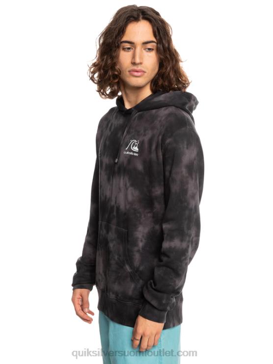Quiksilver D6JJ1503 miehet musta samea solmioväri samea solmittava huppari