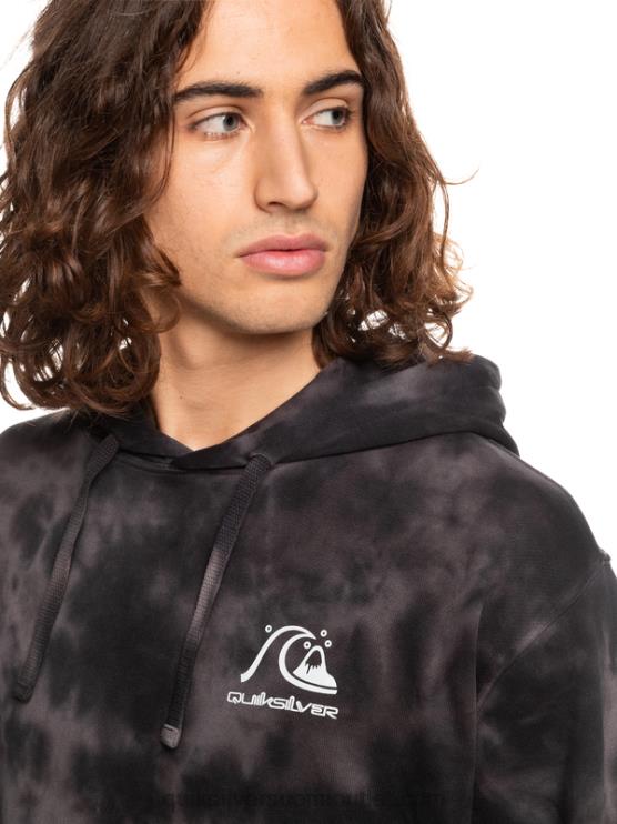 Quiksilver D6JJ1503 miehet musta samea solmioväri samea solmittava huppari
