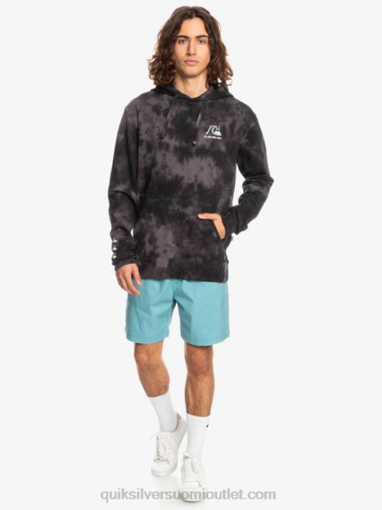 Quiksilver D6JJ1503 miehet musta samea solmioväri samea solmittava huppari