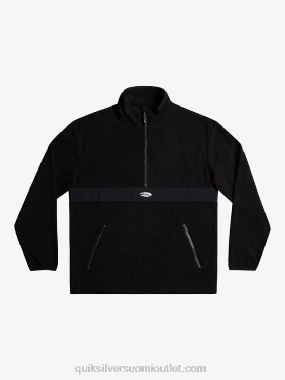 Quiksilver D6JJ1561 miehet musta Saturn puolivetoketjullinen fleece